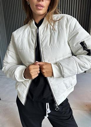 Бомбер женский куртка