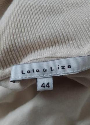 Водолазка светр під шию нюдовий lola&liza3 фото