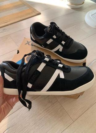 Кожаные демисезонные унисекс кроссовки xero shoes kelso (америка) белый и черный, р. 40-47