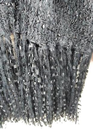Чорний ошатний кардиган светр, джемпер кофта накидка3 фото