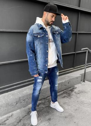 Чоловіча джинсова куртка (oversize) / мужская джинсовая куртка