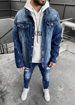 Чоловіча джинсова куртка (oversize) / мужская джинсовая куртка