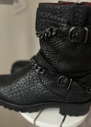 Кожаные сапоги bally люкс бренд