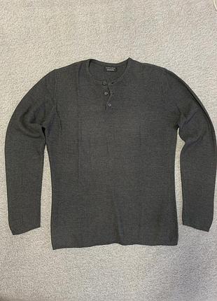 Кофта свитер реглан джемпер гольф мужской zara man