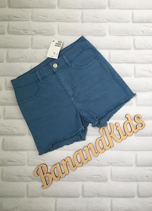 Дитячі джинсові шорти для дівчинки 13-14 років, зріст 164 див. фірми h&m