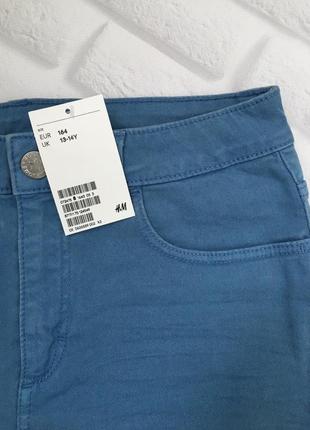 Детские джинсовые шорты для девочки 13-14 лет, рост 164 см. фирмы h&m2 фото