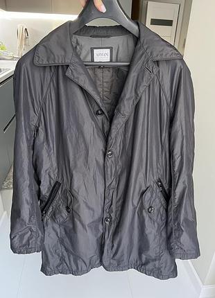 Пальто тренч утепленный мужской armani 50
