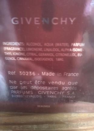 Парфум givenchy pour homme 100 ml туалетна вода чоловічі парфуми живанші пур хом 100 мл червоні6 фото