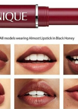 Clinique almost lipstick in black honey1 фото