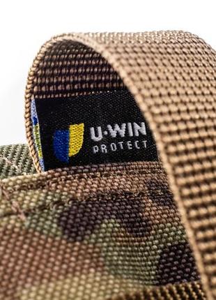 Подсумок под турникет тип 2 с фиксацией на липучке u-win cordura 1000 мультикам4 фото