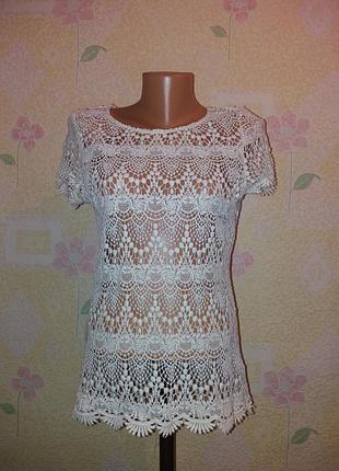 Дуже красива мереживна блузка з-м