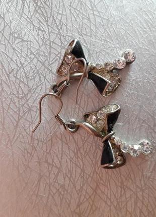 Серьги, сережки бантики