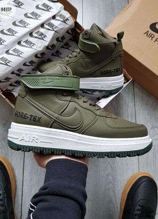 Мужские деми кроссовки nike air force 1 hight gore-tex термо [40-44]2 фото