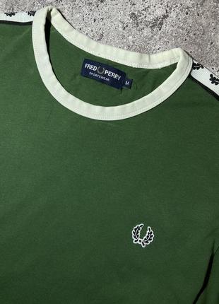 Футболка fred perry с лампасами4 фото