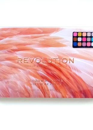 Палетка тіней для повік makeup revolution forever flawless eyeshadow palette, flamboyance flamingo