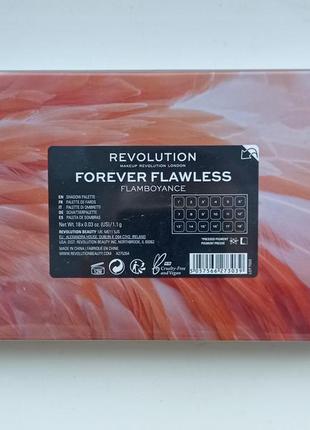 Палетка теней для век makeup revolution forever flawless eyeshadow palette, flamboyance flamingo2 фото