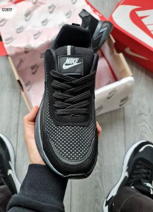 Мужские черные серые бирюзовые кроссовки nike найк [40-44]3 фото