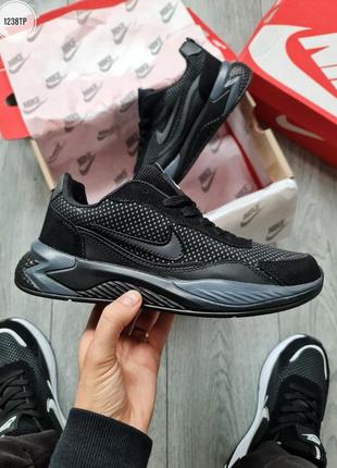 Мужские черные серые бирюзовые кроссовки nike найк [40-44]7 фото