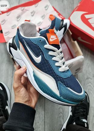 Мужские черные серые бирюзовые кроссовки nike найк [40-44]2 фото