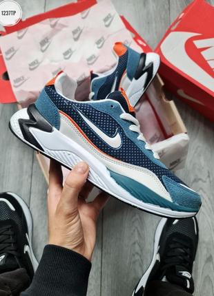 Мужские черные серые бирюзовые кроссовки nike найк [40-44]3 фото