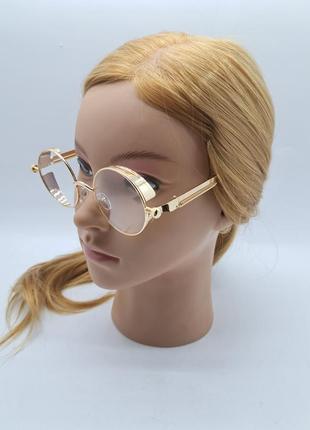 Солнцезащитные очки, очки винтажном стиле (стимпанк) *00691 фото