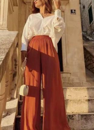 Широкі штани zara