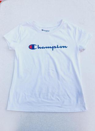 Футболка champion біла1 фото