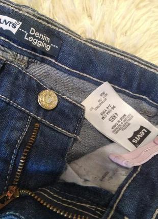 Крутые джинсы скинни levi's для девочки4 фото