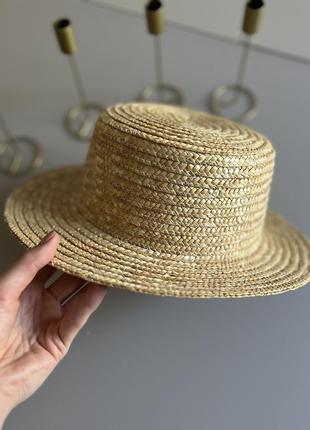Стильная соломенная шляпа2 фото
