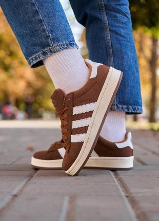 Adidas campus 00s brown2 фото