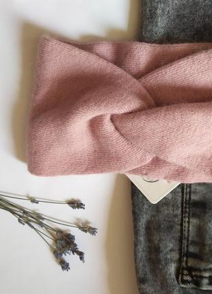 Пов'язка-чалма на голову вовна з ангорою