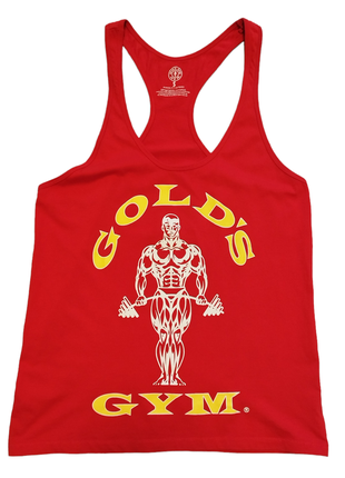 Майка/борцовка спортивна golds gym muscle joe stringer vest — red2 фото
