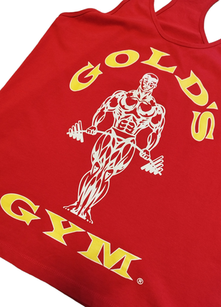 Майка/борцовка спортивна golds gym muscle joe stringer vest — red3 фото