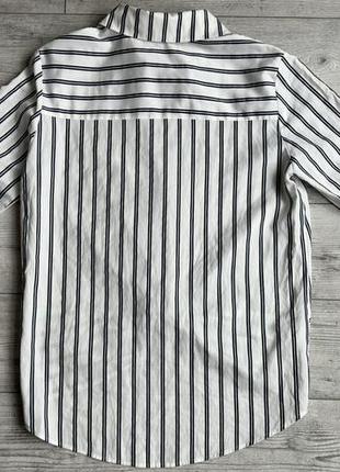 Сорочка\блузка hugo boss cileas striped draped blouse4 фото