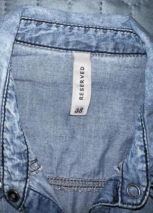 Джинсовая рубашка reserved 4
