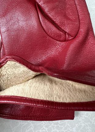 Женские кожаные перчатки осень/зима р.m2 фото