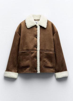 Дубленка zara