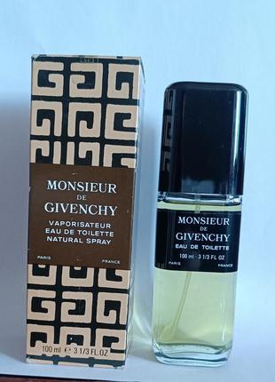 Givenchy monsieur винтаж туалетная вода для мужчин