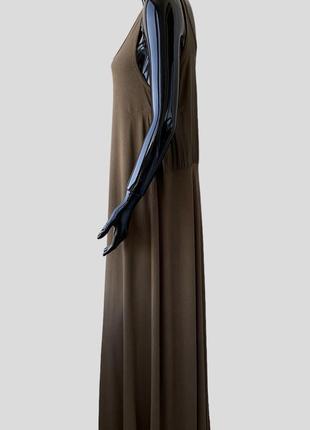 Дизайнерське трикотажне шовкове довге плаття сарафан by malene birger brunello cucinelli шовк віскоза5 фото
