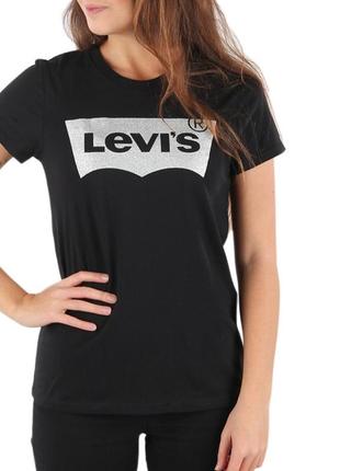 Levi's, новая футболка с логотипом, оригинал, р.м10 фото