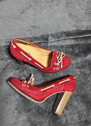 Замшевые туфли на 34-35 размер pier one