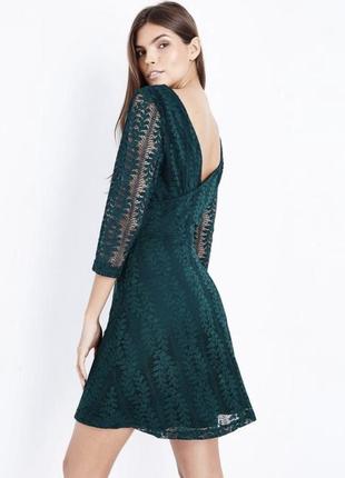 Кружевное платье new look s-m