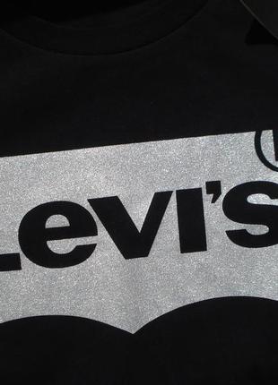 Levi's, новая футболка с логотипом, оригинал, р.м8 фото