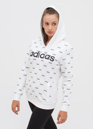 Женская кофта худи adidas linear graphic