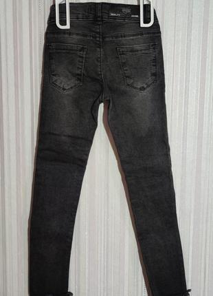 Черные стильные джинсы city wear р. 7 лет2 фото