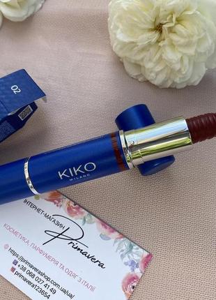 Kiko milano blue me 3d effect lipstick duo помада з 3д ефектом 025 фото