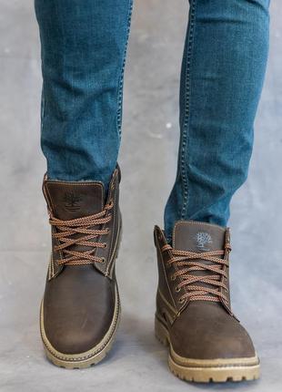 Чоловічі черевики шкіряні зимові коричневі accord бот, розмір: 40, 414 фото