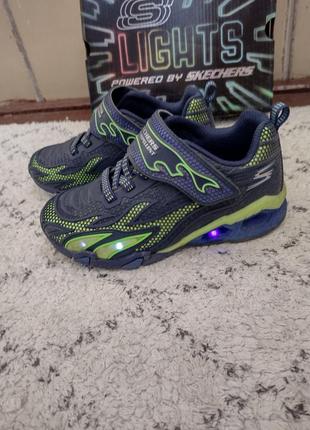 Кроссовки skechers s loghts 32 размер4 фото