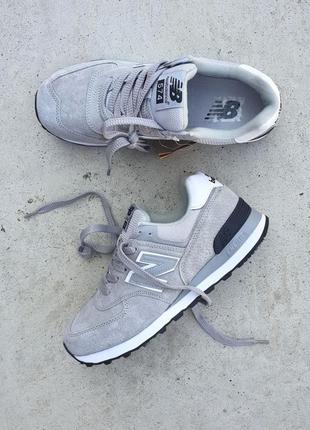 Кроссовки new balance 574 •light grey•3 фото