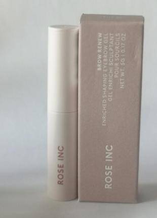 Гель для укладки бровей rose inc brow renew enriched shaping gel , 5 гр.2 фото